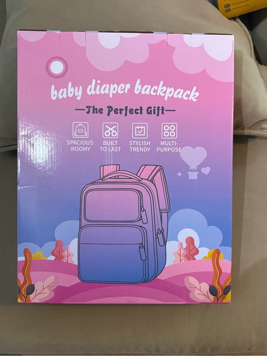 Other - Baby Diaper Backpack - Pink Purple Gradient